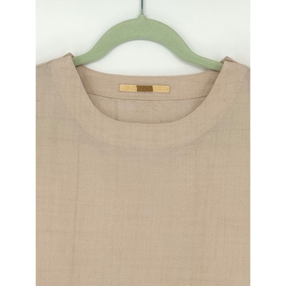 AOdress MITSUNORI ISHIMATSU Women's Designer Wool Minimalist Lagenlook Top - Picture 3 of 11